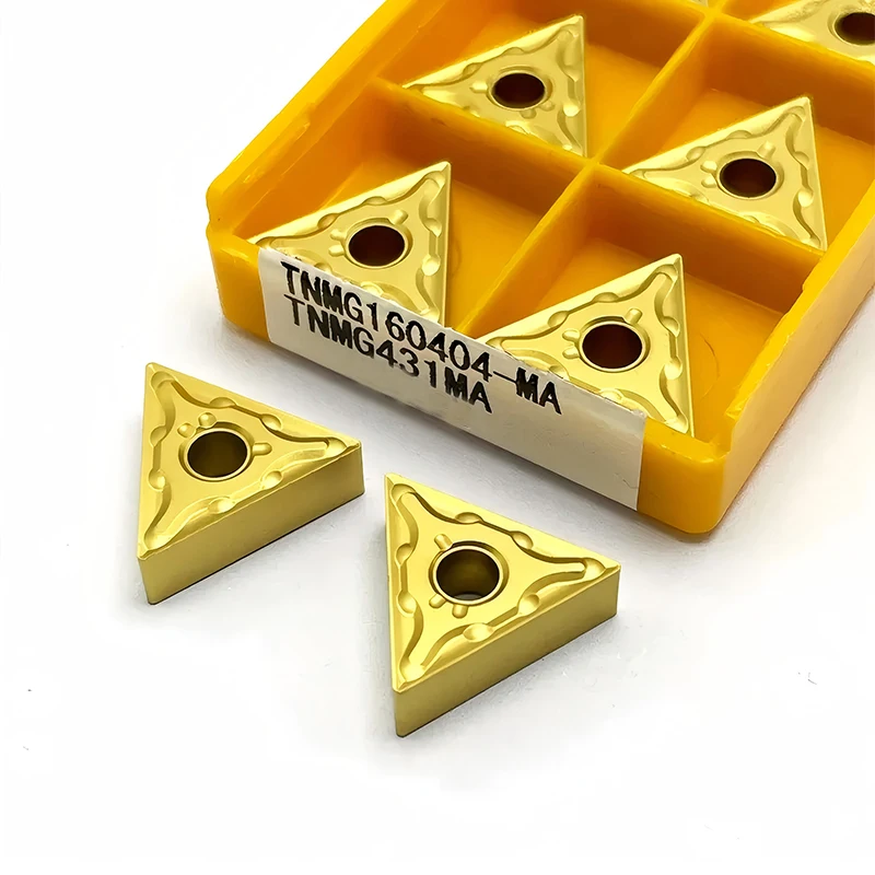 Triangular External Turning CNC Lathe Insert TNMG160404 160408 VP15TF UE6020 For Machining Steel And Stainless Steel