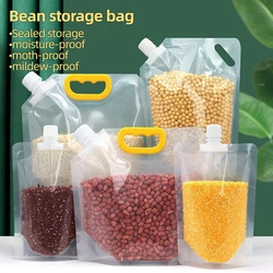 Grain Storage Bag Portable Grain Sealed Bag Insect Proof Moisture Proof Fresh Keeping Storage Bag Kitchen Supplies Plastic Bags