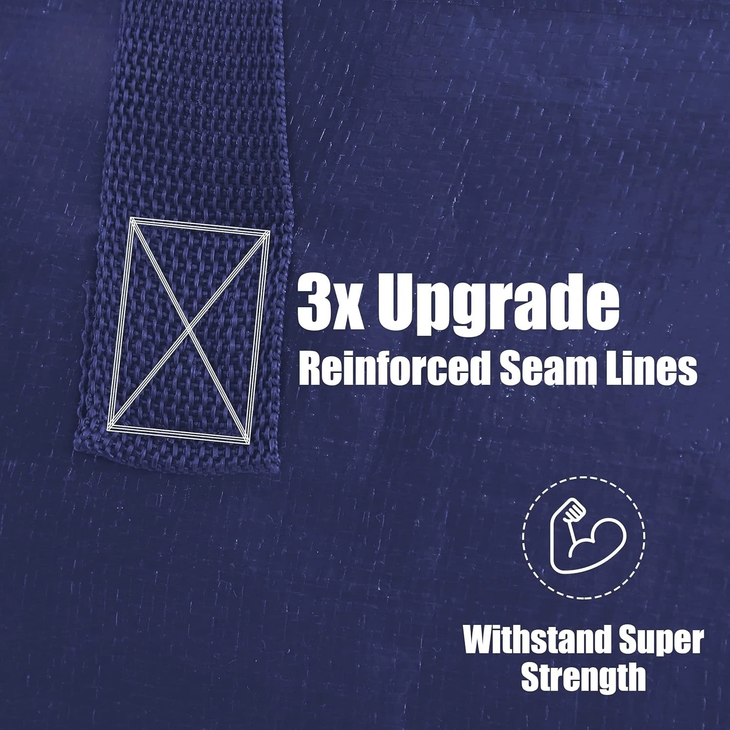 12 عبوة من الحقائب المتحركة الكبيرة جدًا مع سحابات قوية ومقابض للحمل، وحقيبة تخزين شديدة التحمل لتوفير المساحة #5