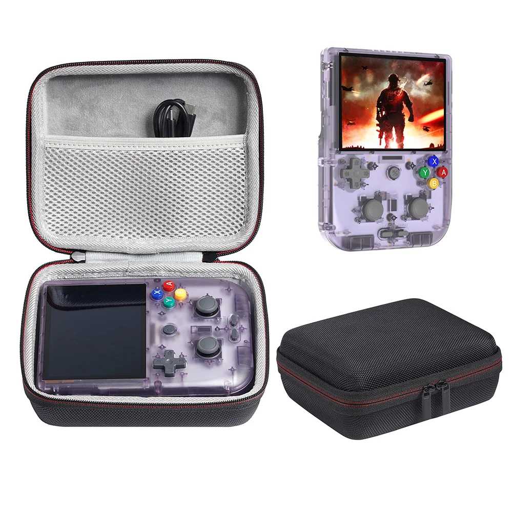 حقيبة حمل صلبة من إيفا لوحدة التحكم في الألعاب ، حقيبة حمل سفر مضادة للخدش مع جيب شبكي ، حبل يد ، RG405V