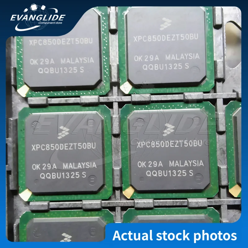 1 PCS 100%Original & New XPC850DEZT50BU RISC Microprocessor, 32-Bit, 50MHz, CMOS, PBGA256 In Stock Wholesale Discount