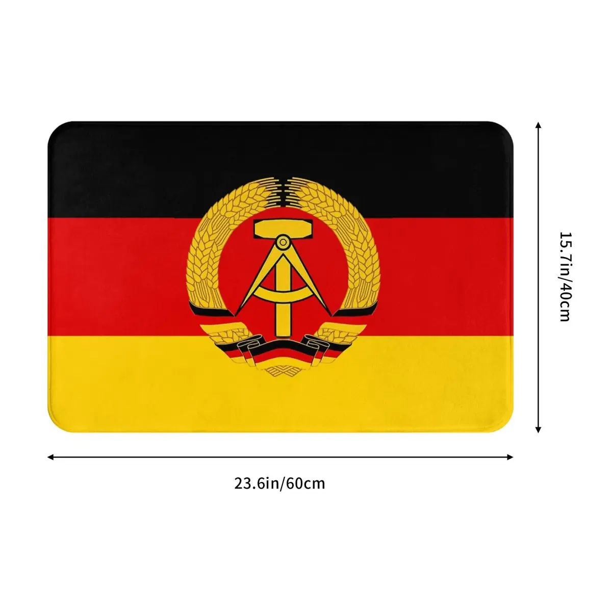 National Flag Bathroom Mat DDR Doormat Kitchen Carpet Entrance Door Rug Home Decoration