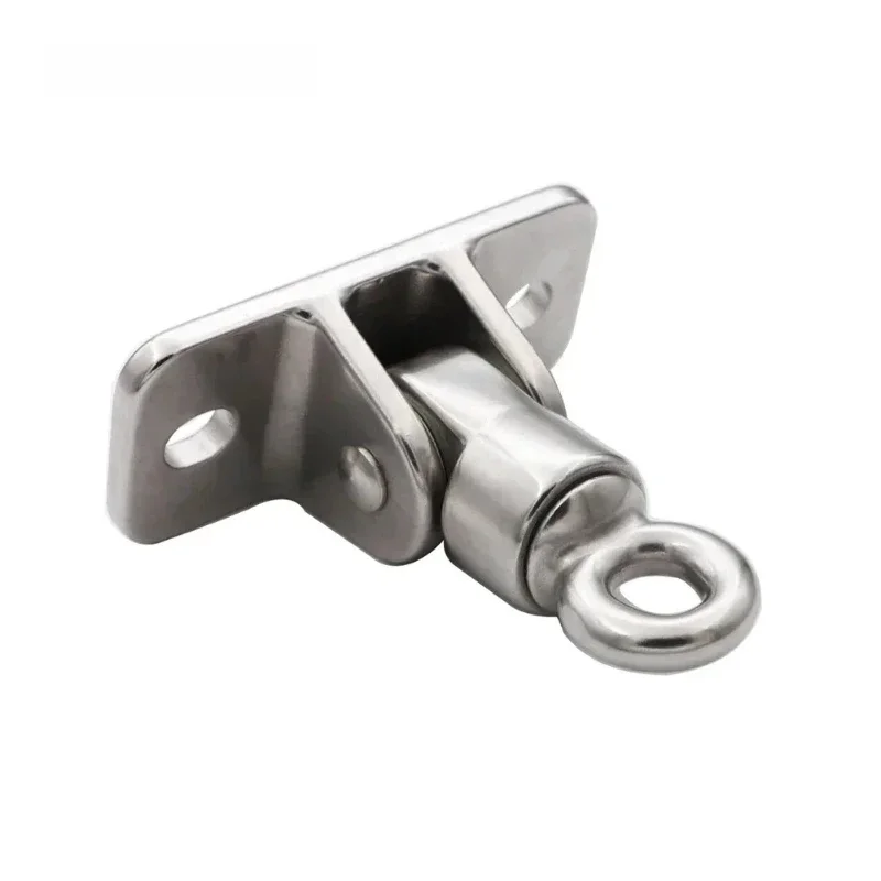 304 Stainless Steel for Secure For Outdoor and For RV Use Heavy Duty Swing Hanger Hook with Swivel Plate Ring Made from