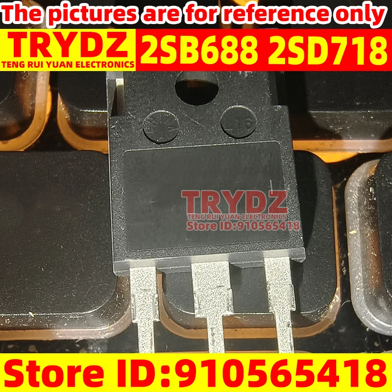 5-1pcs Original B688 D718 2SB688 2SD718 TO-3P Disassembly Audio amplifier pairing tube