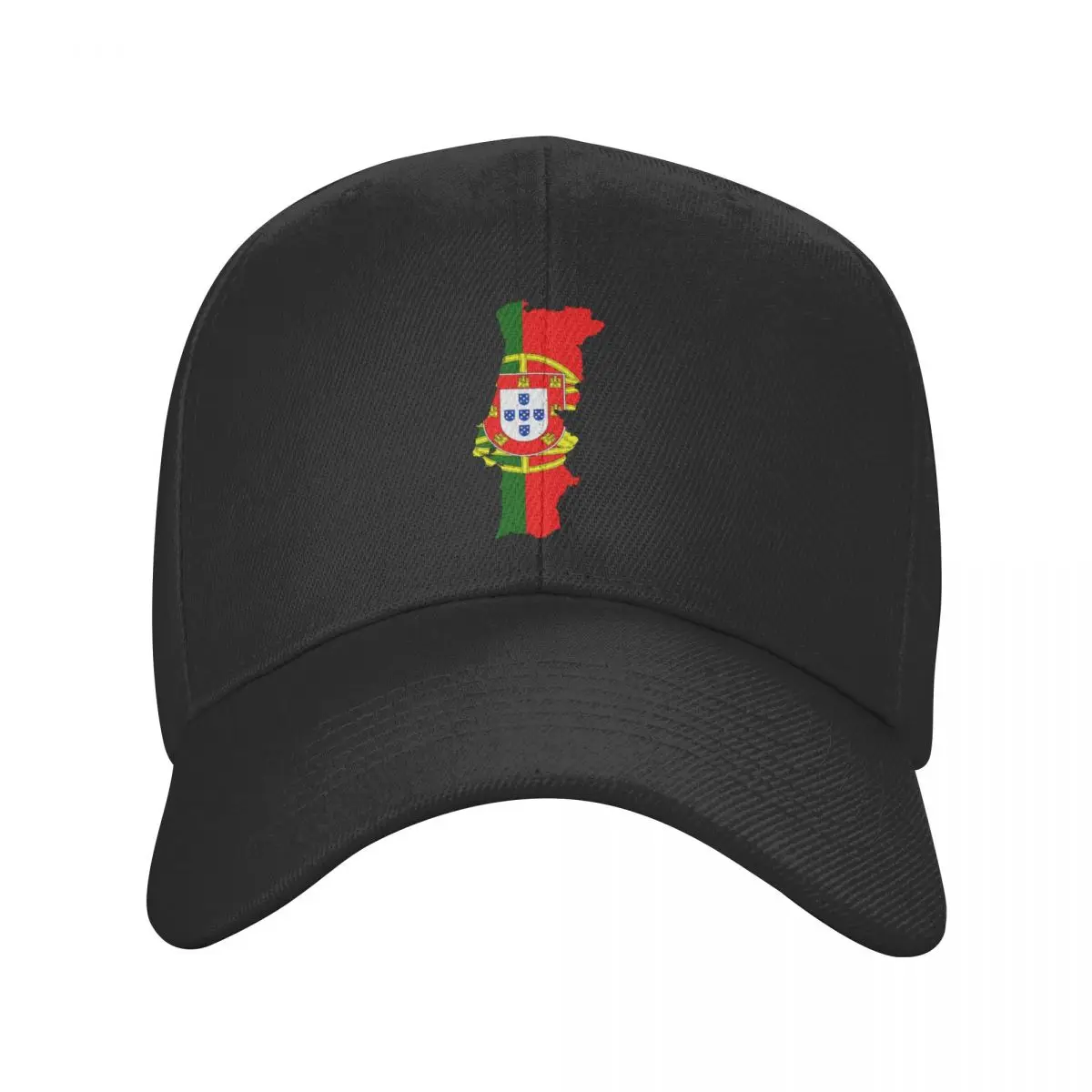 Personalized Portugal Map Flag Baseball Cap Women Men Breathable Dad Hat Outdoor Snapback Hats