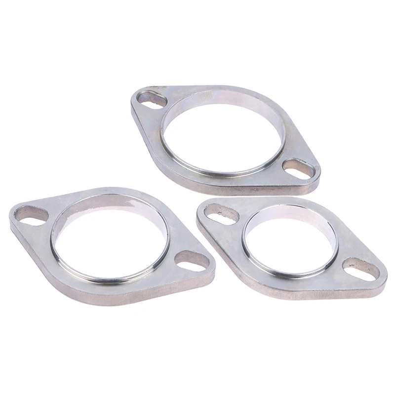 1pc Universal Stainless Steel Exhaust Muffler Flange Exhaust Pipe Connection 51mm 63mm 76mm Joint Car accessories