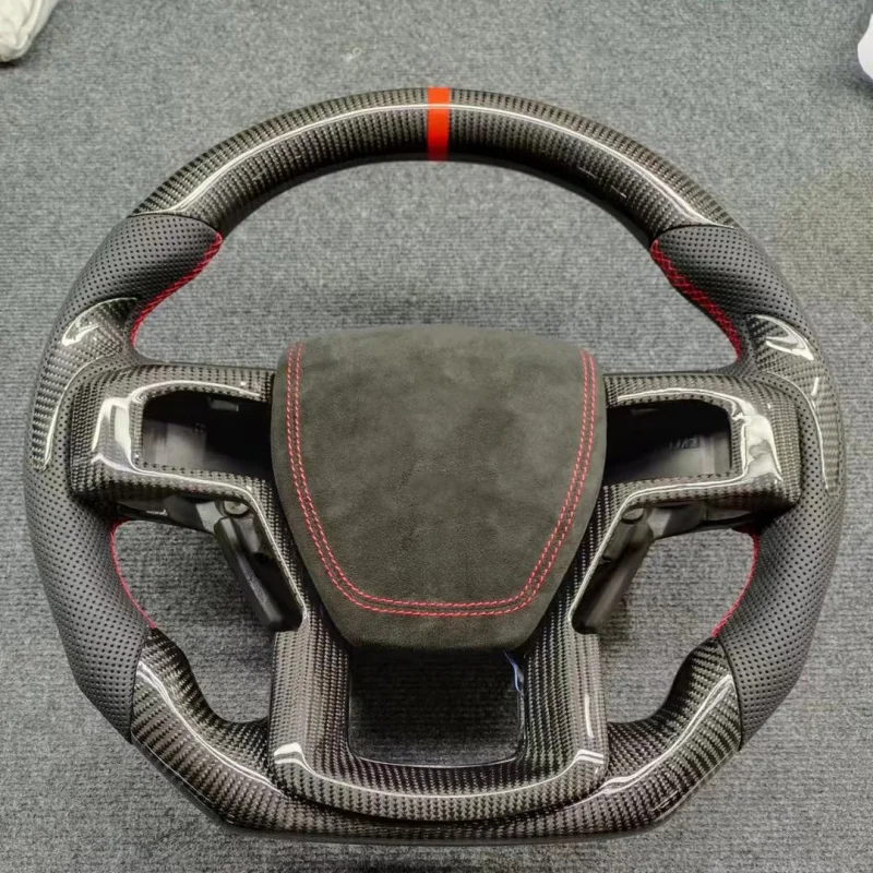For Ford Raptor F-150 (2nd & 3rd Gen)/Ranger Carbon Fiber Steering Wheel Modification