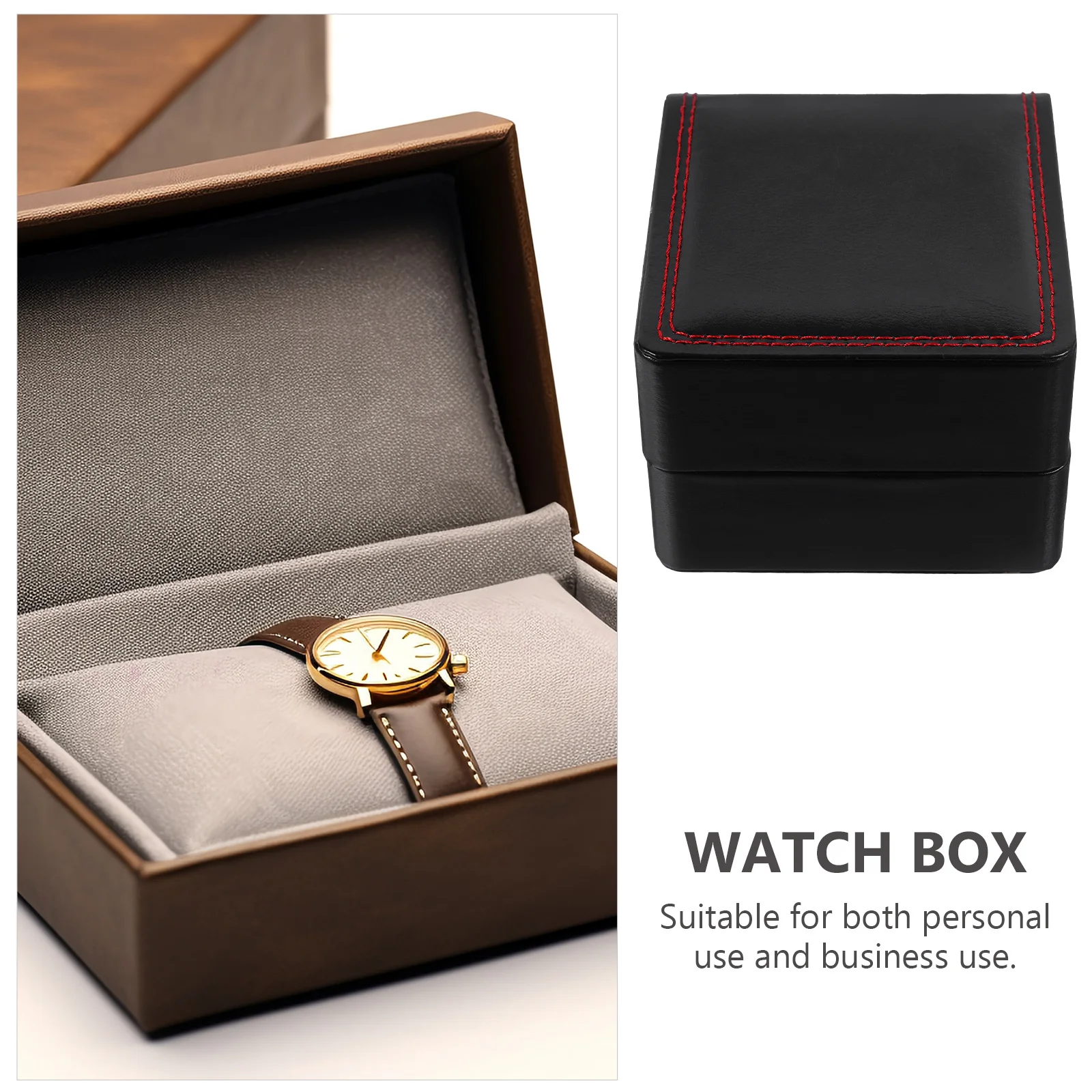 

Роскошный чехол для часов из искусственной кожи для мужчин и женщин, съемная подушка для хранения ювелирных изделий, дорожная коробка для демонстрации одного часа