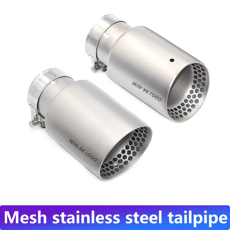 1-個自動車部品排気ノズルマット-304-ステンレス鋼車マフラーシステム-ak-車マフラートリム-3-インチ