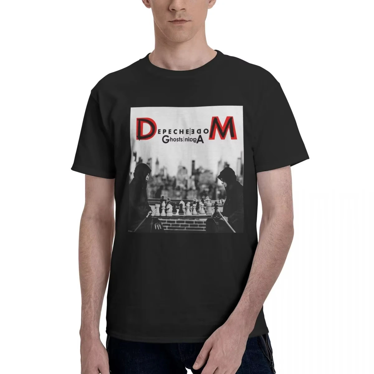 

Men Depeche Cool Mode Music Band T Shirt 100% Cotton Clothes Casual Short Sleeve Crewneck Tees Gift Idea T-Shirts