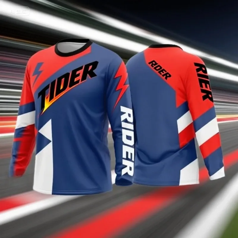 

Newest Racing Long Sleeve T-Shirt Bicycle Clothing Cycling Tops Downhill Jersey Motorcycle and Motocross Wear MTB Shirt for Men