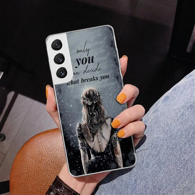 A Court Of Mist And Fury Phone Case For Samsung Galaxy S24 S23 S22 S21 Ultra S10 Plus S20 FE S10E S9 S8 + Soft Cover Coque Funda