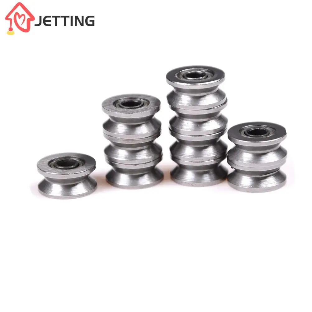 

10pcs/Lot V624ZZ V Groove Carbon Steel Deep Groove Ball Bearing Traces Walking Guide Rail Bearing 4x13x6mm