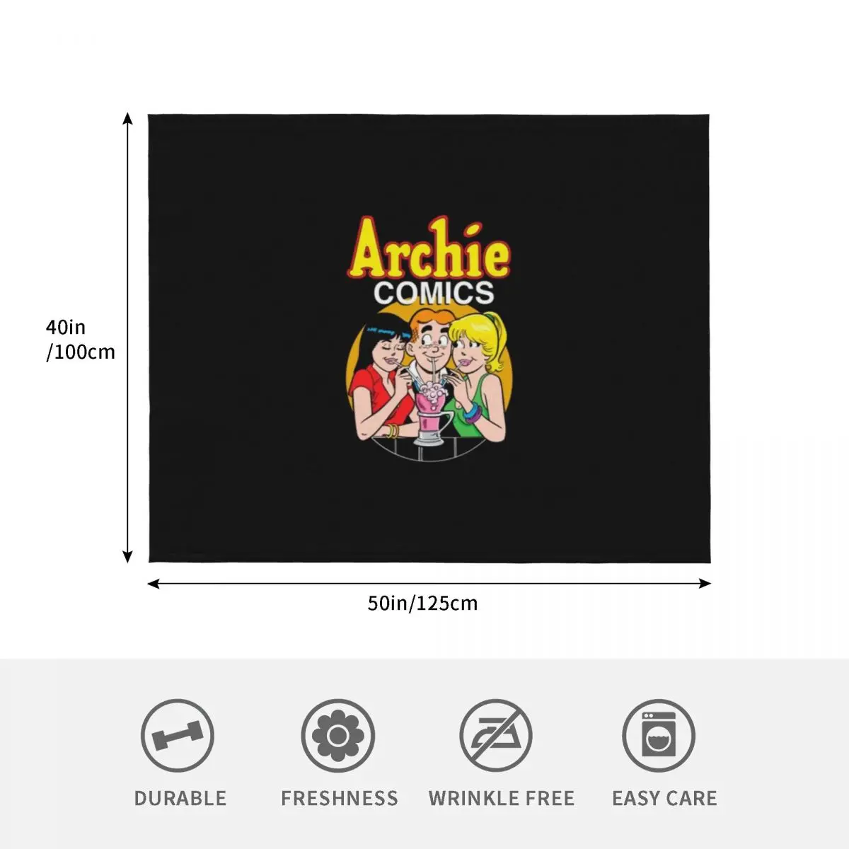 أرشي كوميكس تي شيرت رمي بطانية الأرائك الثقيلة للنوم أريكة سرير كيس النوم البطانيات #4