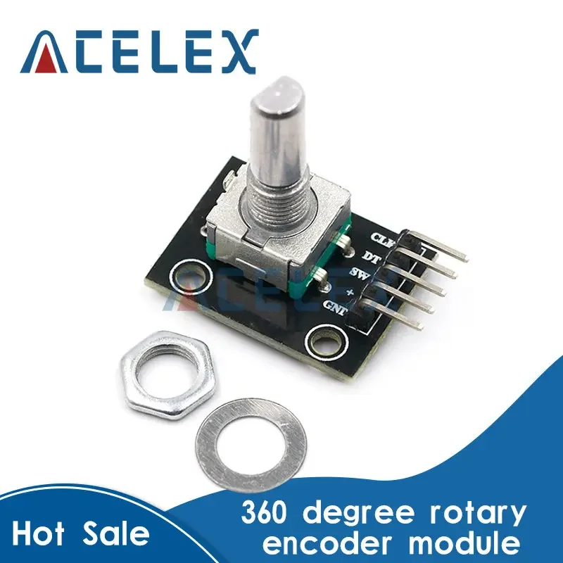 360 Derajat Rotary Encoder Modul UNTUK Arduino Bata Sensor Switch Papan Pengembangan KY-040 dengan Pin