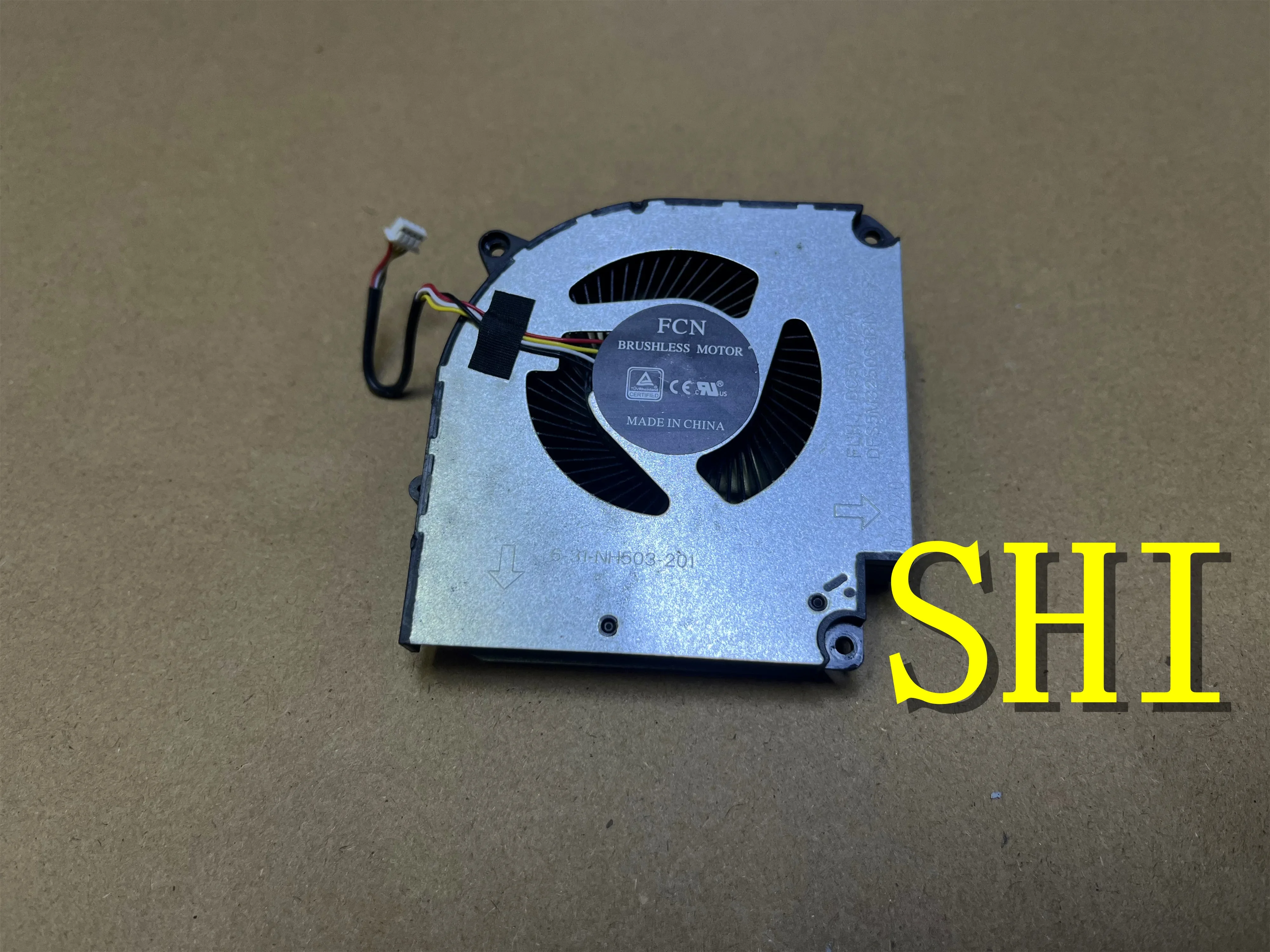 6-31-NH503-201 Original used For Hasee S-BJBJKJE Cooling Fan NH503 free shipping