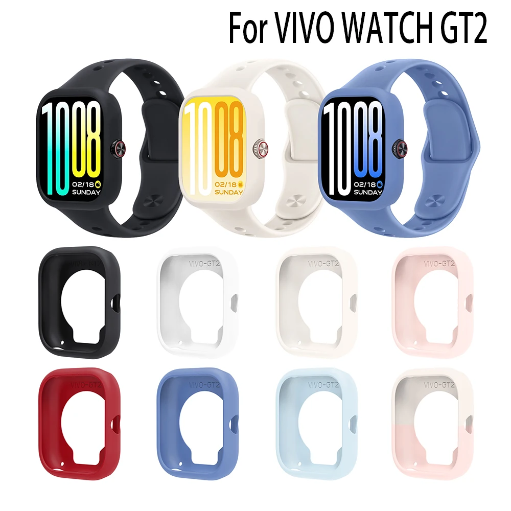 TPU Protective watch Case For VIVO WATCH GT2 SmartWatch Protection Case for VIVO GT2 Cover Shell Replacement Shockproof Clear