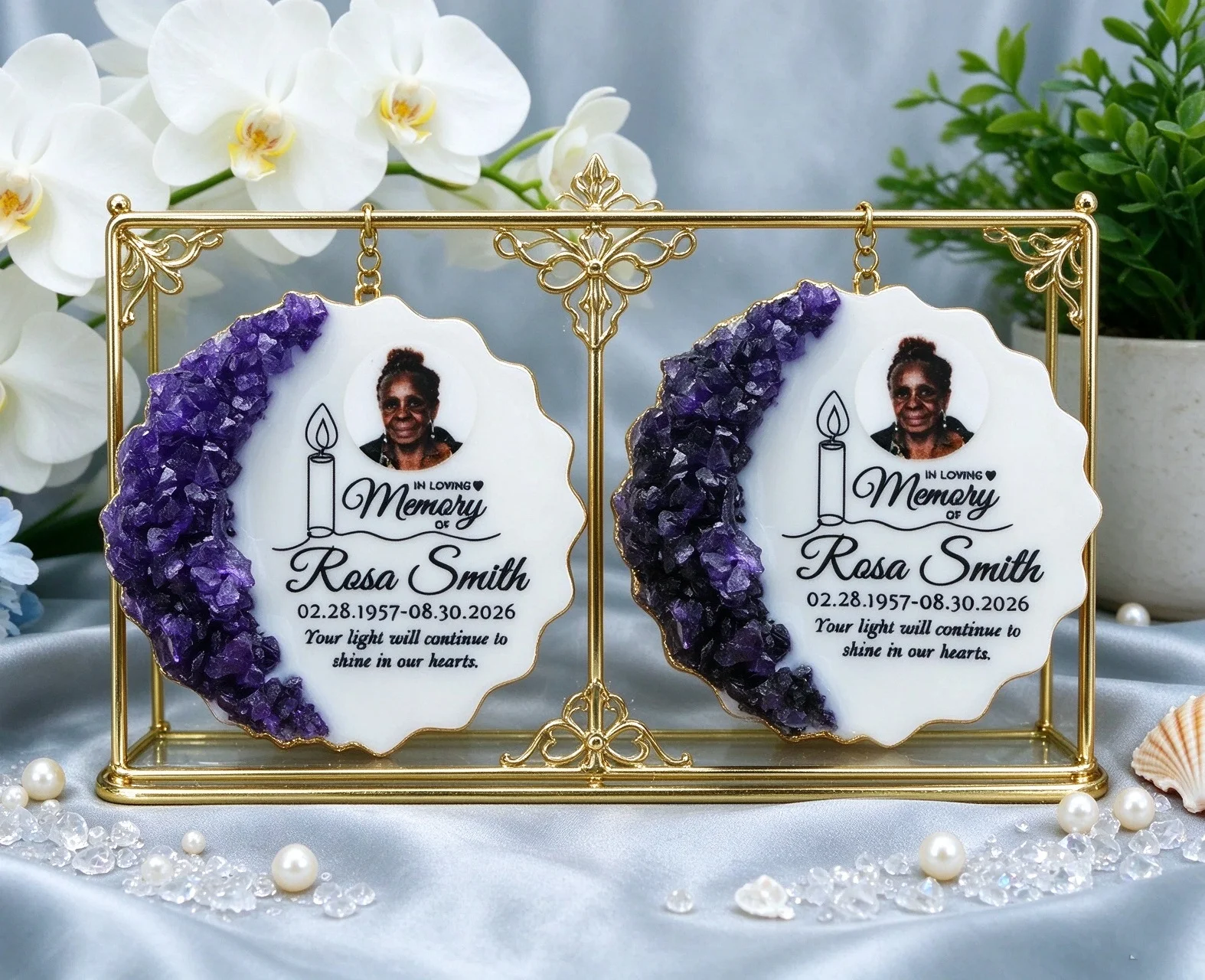 Personalized Epoxy Resin Fridge Magnet, Custom Starfish Seashell Beach Wedding Favors, Wedding Guest Keepsake Souvenir Gifts Bul