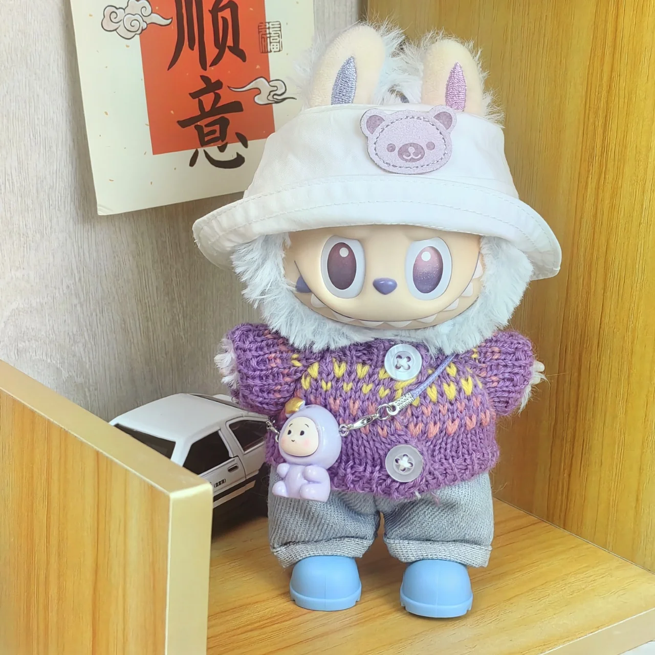 جديد صغير أفخم ملابس دمى Labubu اكسسوارات V1 V2 V3 دمى الملابس والاكسسوارات لتقوم بها بنفسك هدية