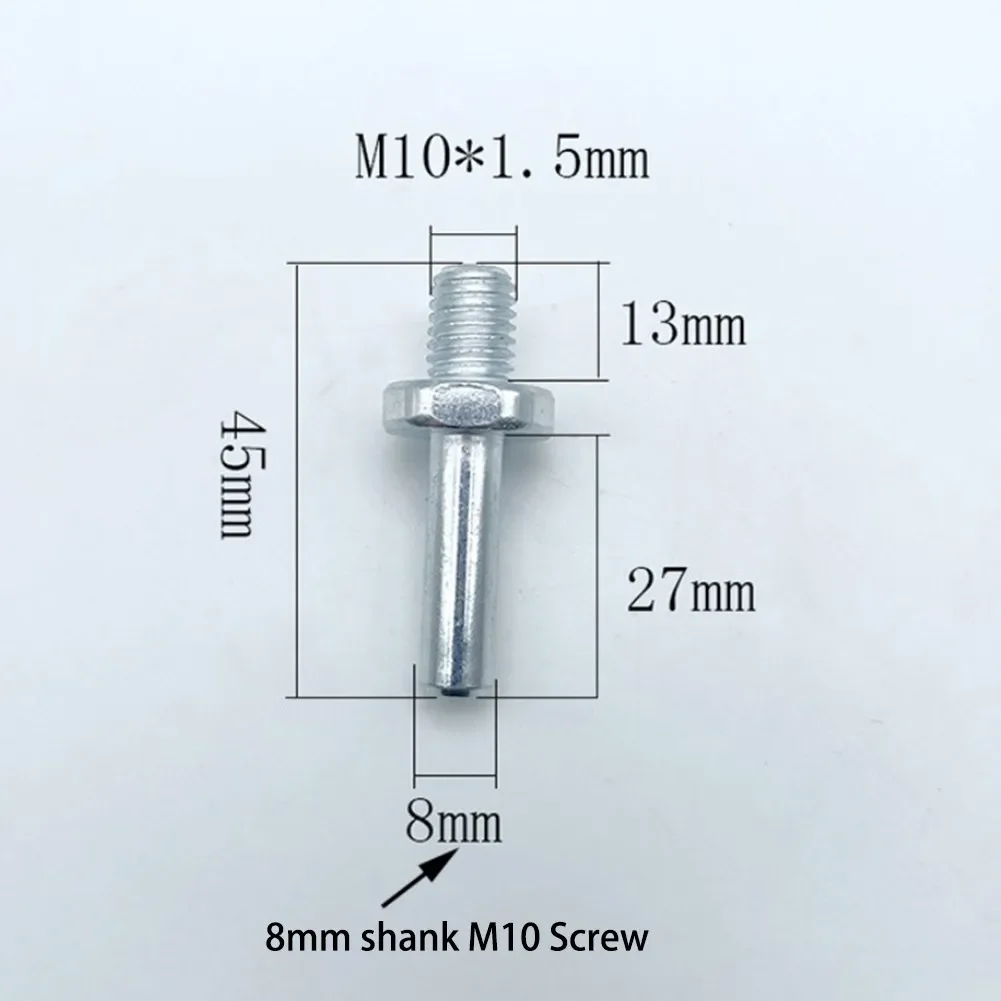 2 قطعة M10/المسمار الحفر محول ربط قضيب 6 مللي متر/8 مللي متر وسادة سلك فرشاة قضيب لسيارة البولندية الشمع رغوة الإسفنج الوسادة الملمع عازلة