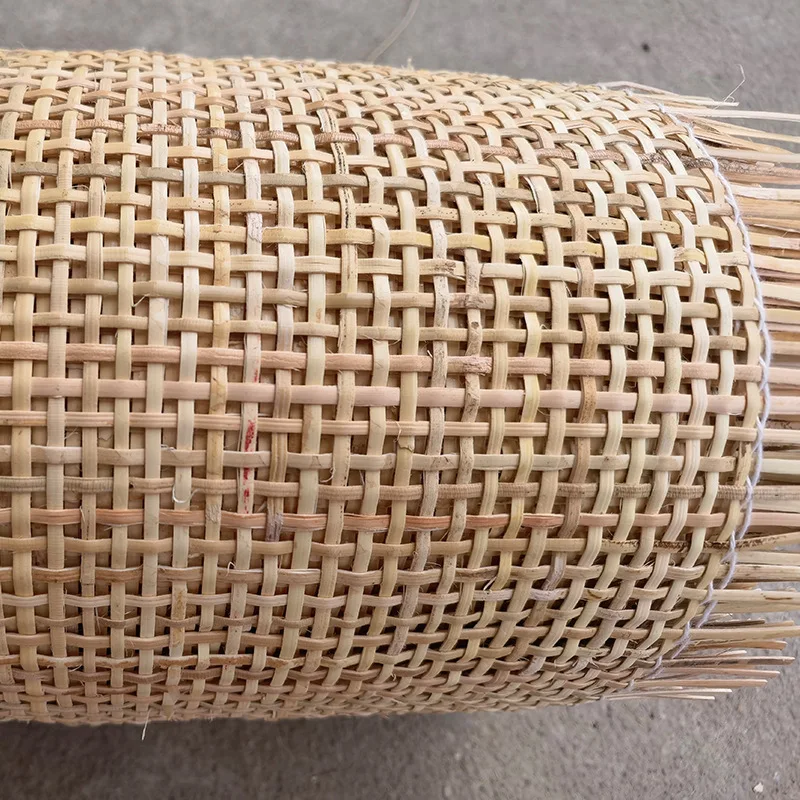 50-2M Long Natural Real Indonesia Rattan Roll Sheet Cane Webbing Roll Chair Table Furniture Repair Material Diy Handmade Weaving