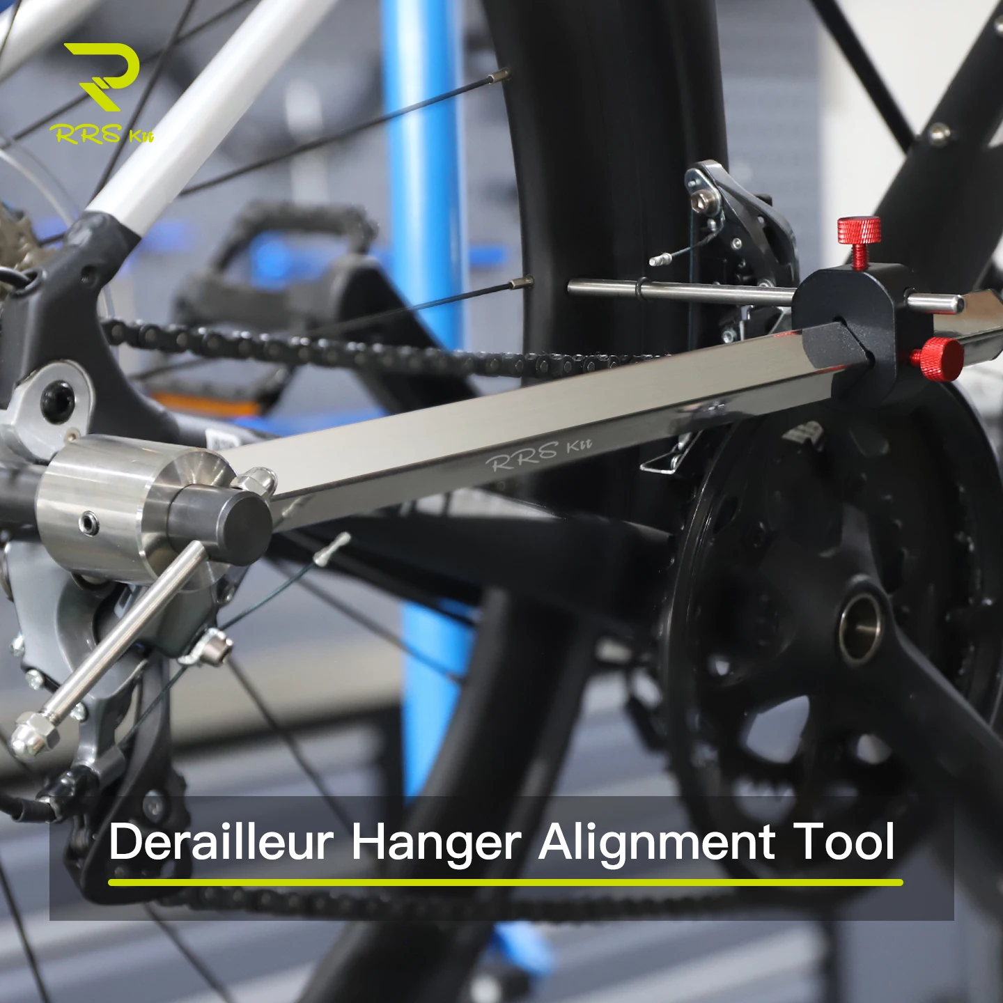 RRSKIT Bicycle Derailleur Hanger Alignment Tool Stainless Steel Bicycle Rear Derailleur Hanger Aligning Gauge Bike Repair Tool