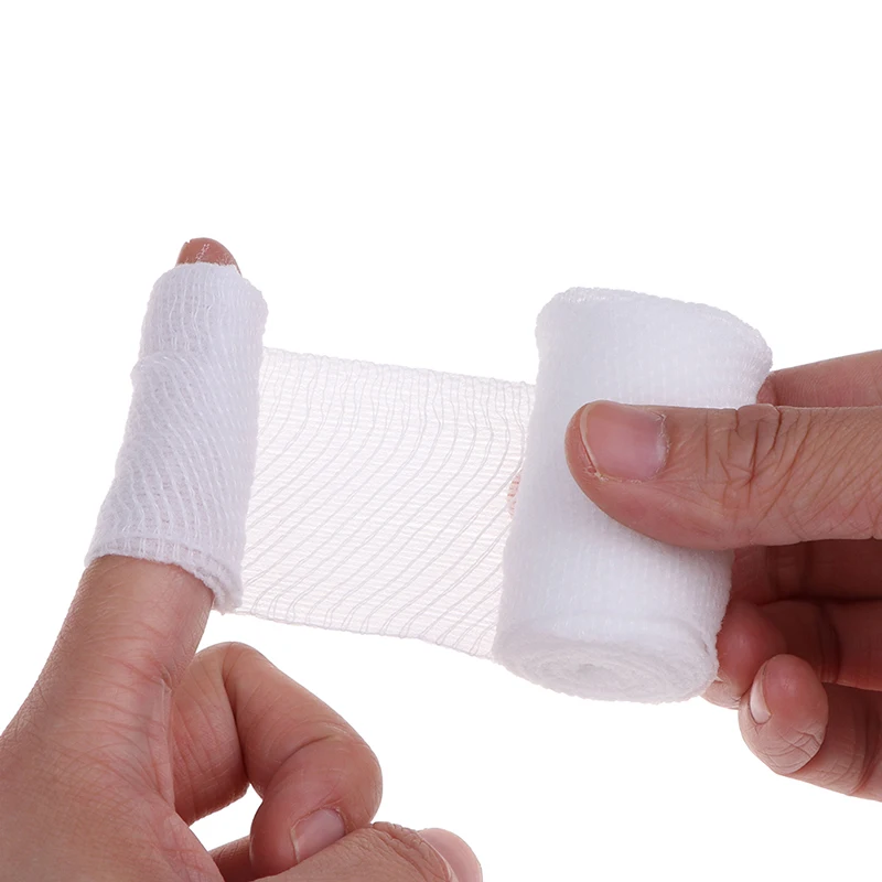 6/10/20Rolls Pbt Conform Elastische Bandage Medische Ehbo Wegwerp Katoen Ademend Verwonden Zorg Dressing Gaas