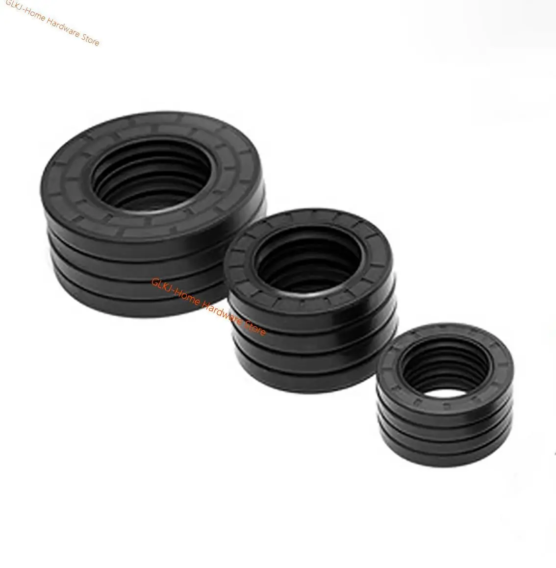 

1Pcs ID 50mm Black TC/FB/TG4 Skeleton Oil Seal Rings NBR Double Lip Seal Gasket For Rotation Shaft