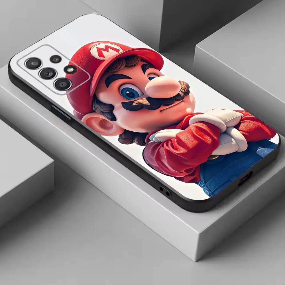 S-Super Game M-Mario Soft Black Phone Case for Samsung  S26,25,24,21,22,21,20,10,9,8,7,6Ultra,Plus,Fe, Lite view 3