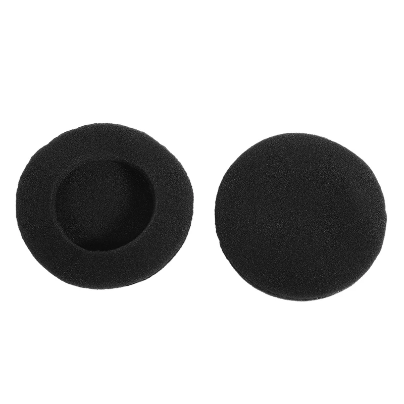 Espuma Earphone Pad Capas para Headset, substituição do fone de ouvido, preto, 40 Pair, 60 milímetros