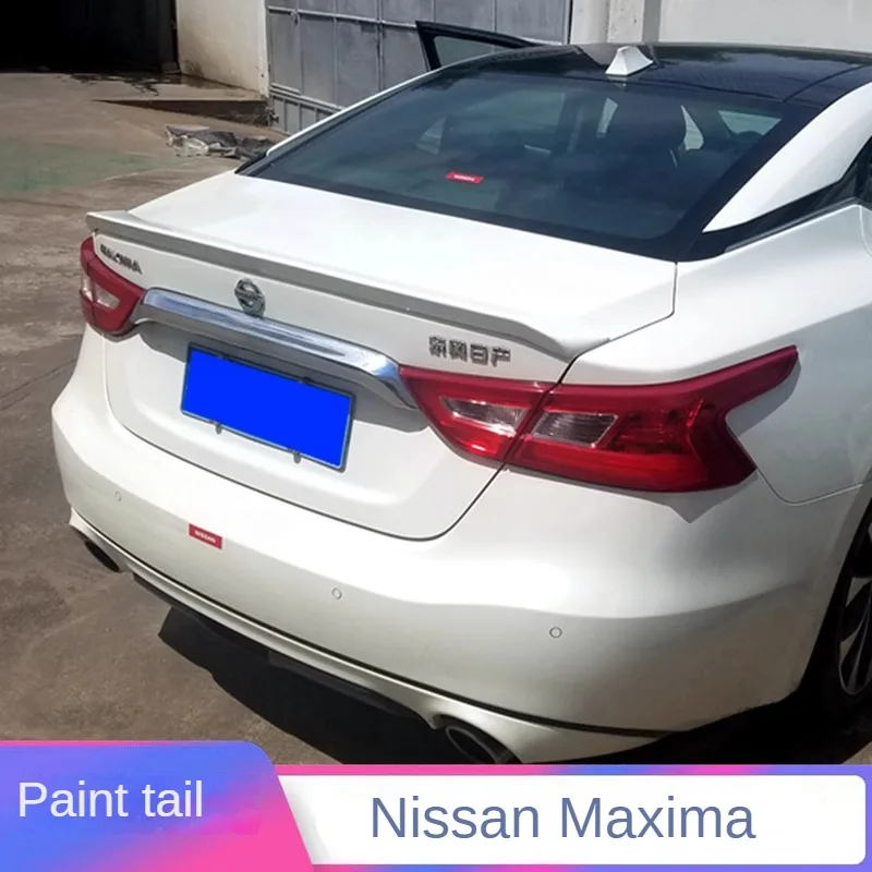 Suitable for Nissan maxima tail wings 16-19 models special modification, no need to drill holes, baked paint fixed wing