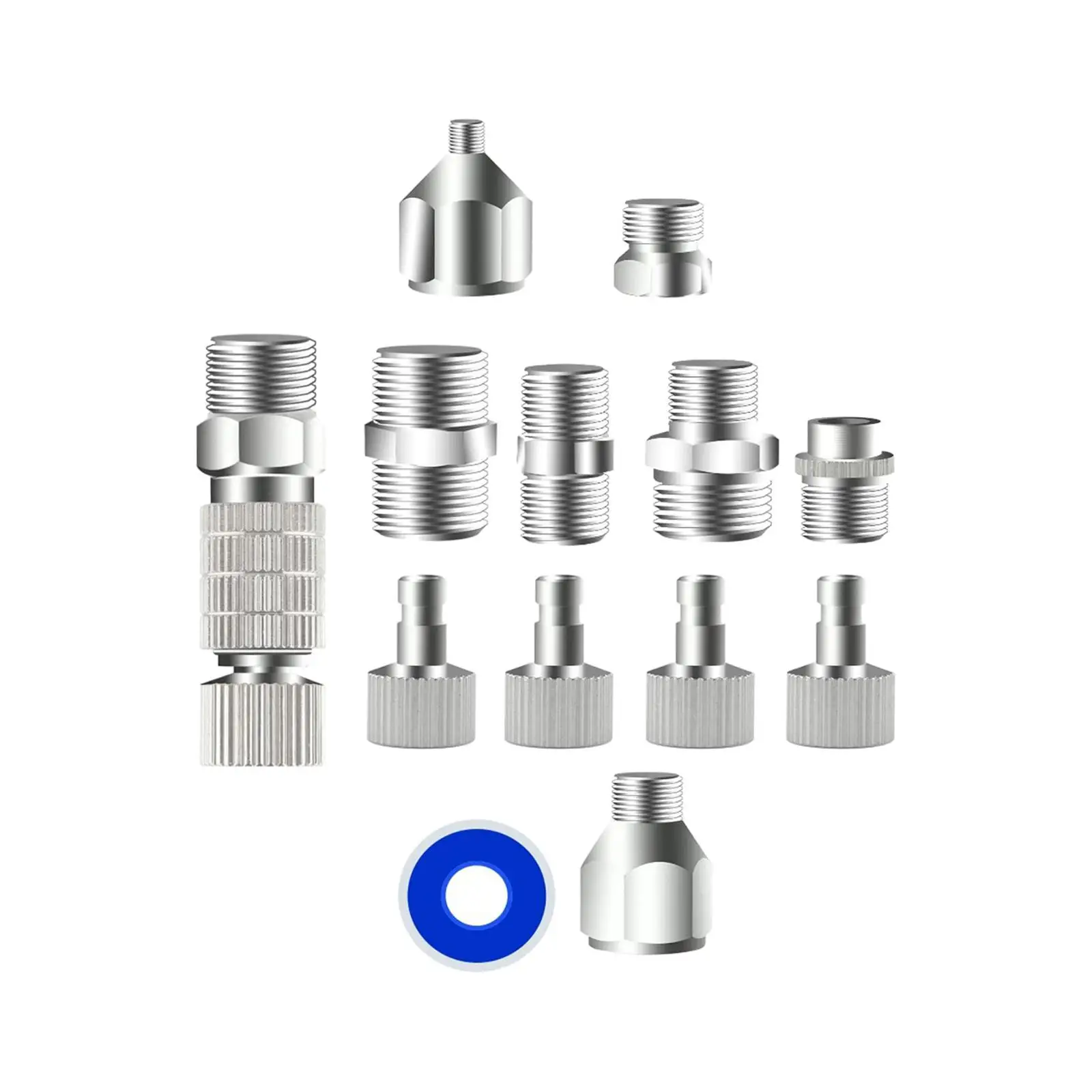 

Набор из 13 адаптеров для аэрографа, быстросъемные соединители 1/8 дюйма