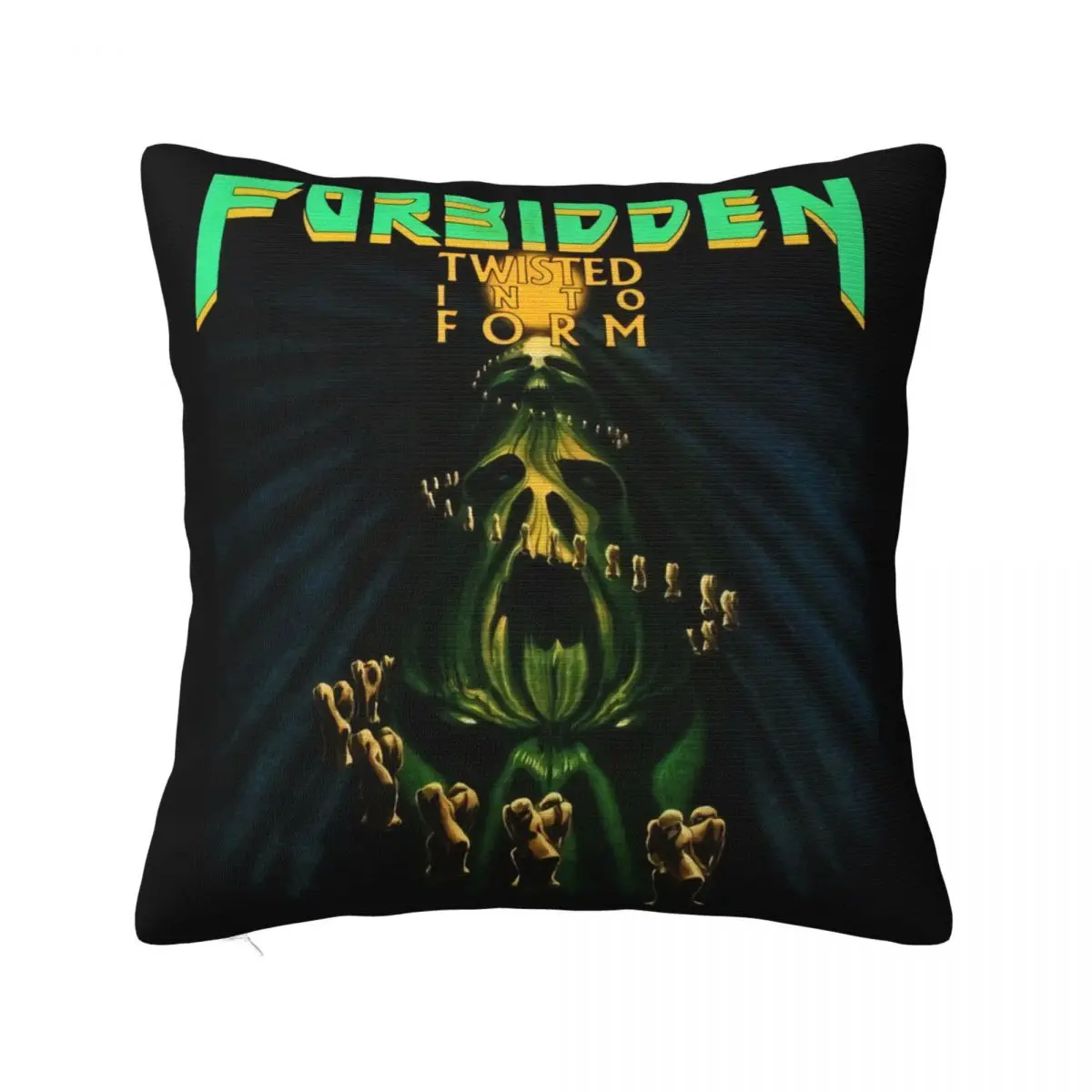 Forbidden Twist Into The Slayer Vio Lence Rock Band New Black Tee Pride Punk Boy Pillow Case