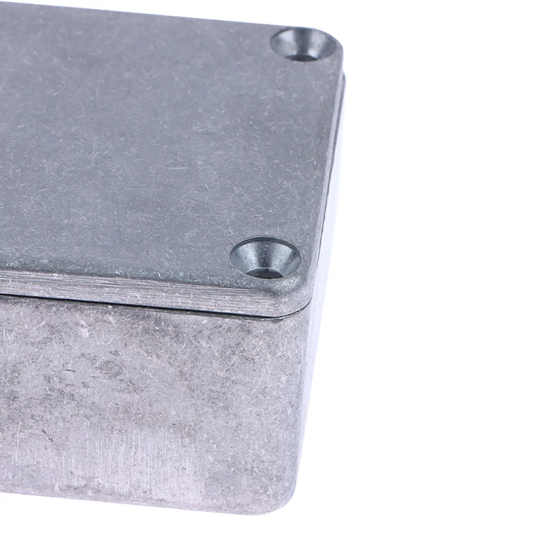 Silver Aluminium Enclosure Electronic Diecast Stompbox Project Box  1590LB 50*50*3mm