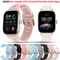 20mm Wrist Girls Straps Watchband For Huami Amazfit GTS 3 2 4/2e/GTS4 Mini Smart Watch Band Bip U 3 Pro GTR 42mm Bracelet Correa