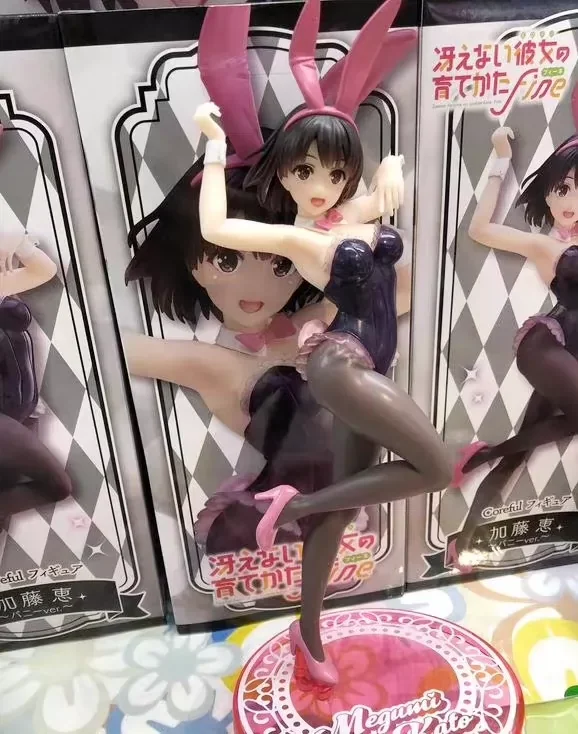 W magazynie Megumi Kato [Saekano: Jak wychować nudną dziewczynę] Figurka króliczka Piękna dziewczyna Modelka anime Ozdoby na biurko