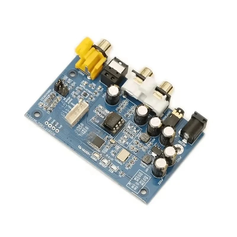 Adapted for ES9039Q2M I2S DSD Optical Fiber Coaxial Input Decoder Board DAC DSD512
