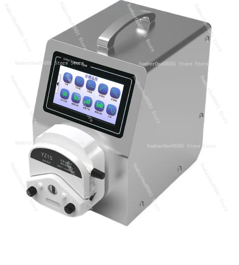 Smart Programmable Peristaltic Pump High Precision Gradient Flow for Microfluidics Lab