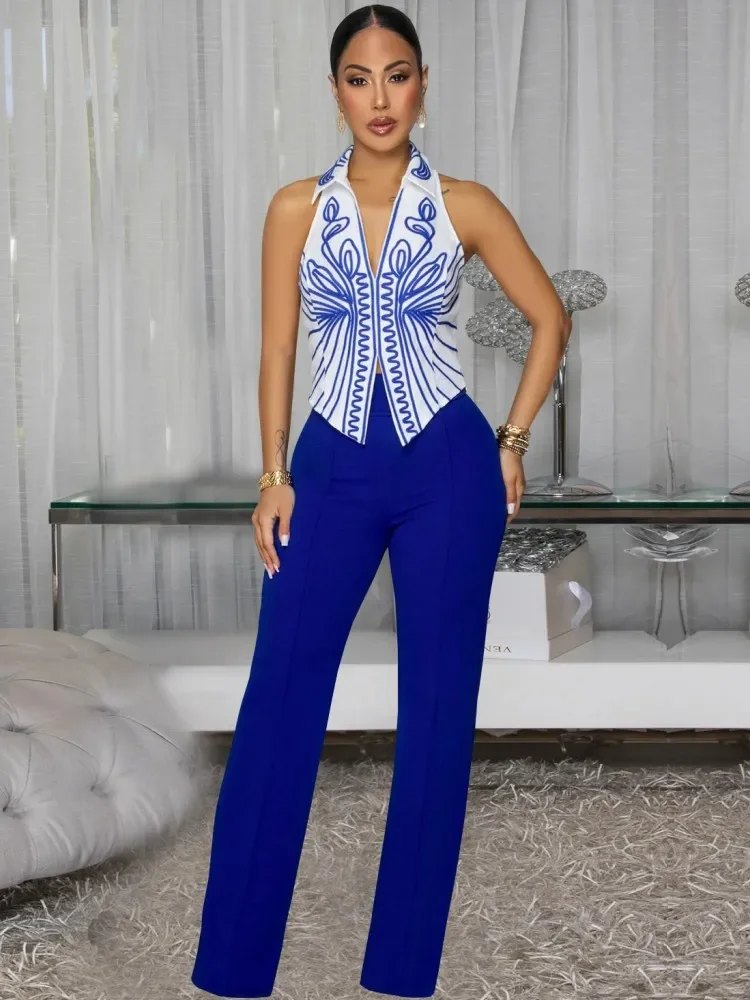 2 Piece Women Sets Dashiki African New Arrival Autumn Summer Matching Sets Two Pieces Sets Top And Pants Suits Outfits Clothing