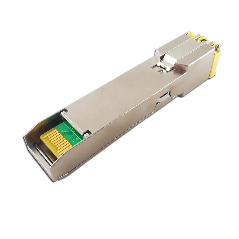 10 Gigabit Ethernet SFP fiber module with copper switch connector, distance of 30 meters, compatible with Cisco/Mikrotik