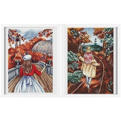 6567 Cross Stitch Kits Cross-stitch Kit Embroidery Threads For Embroidery Set Christmas Crafts For Adults Embroidery Needles DIY