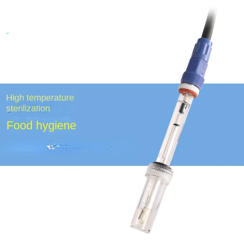 High Temperature Ph Sterilization Electrode Corrosion Resistant Industrial Fermentation Tank Online PH Electrode Probe Can