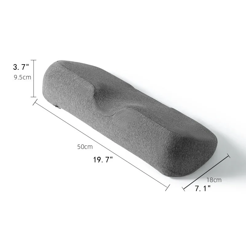2025 НОВАЯ унисекс хлопковая подушка для шейного отдела позвоночника с эффектом памяти, поддержка шеи с медленным отскоком для одного сна, специальная подушка