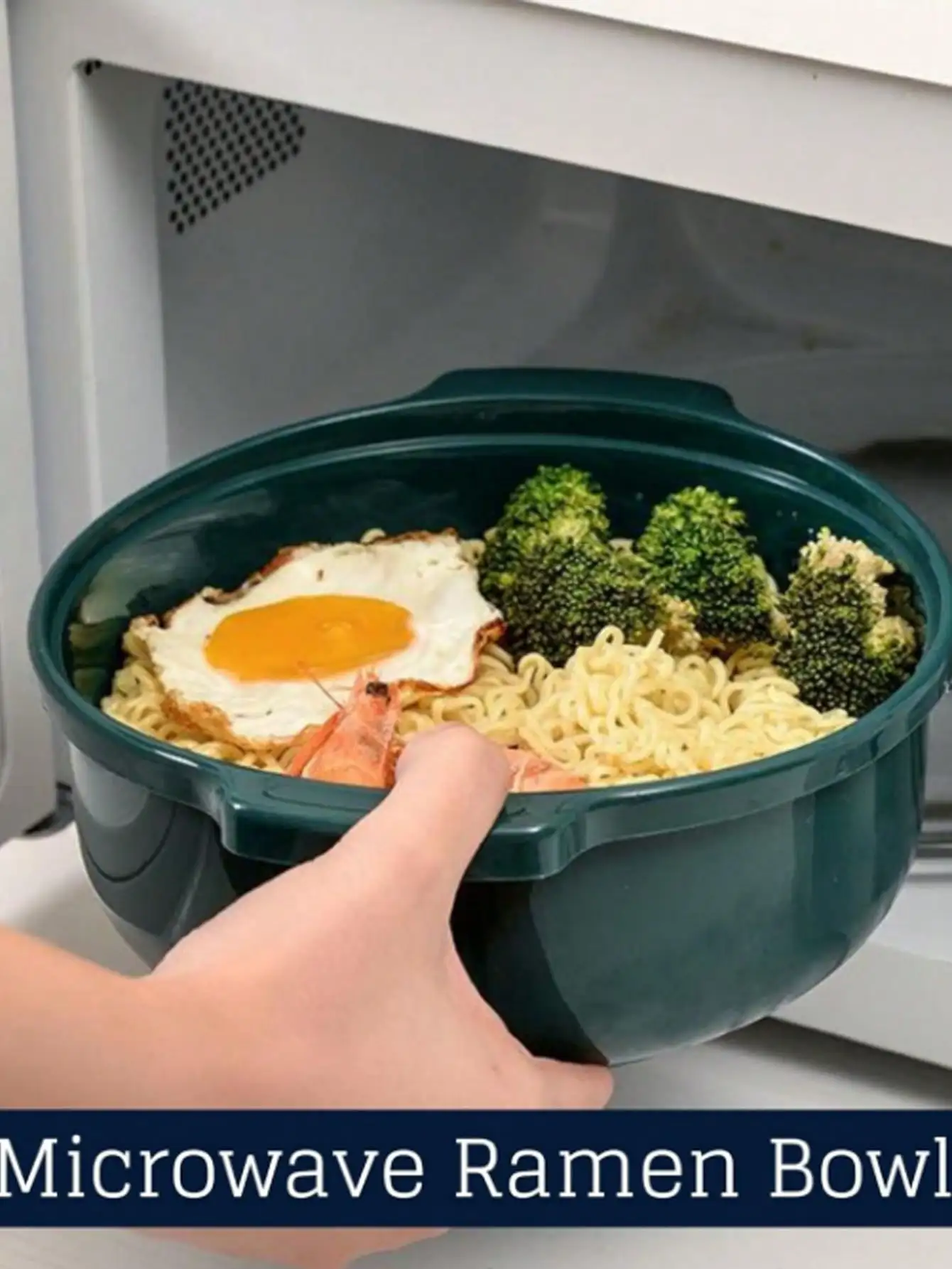 1 Piece microwave oven safe Lamian Noodles pan simple Lamian Noodles bowl microwave oven spaghetti Lamian Noodles pan bowl with