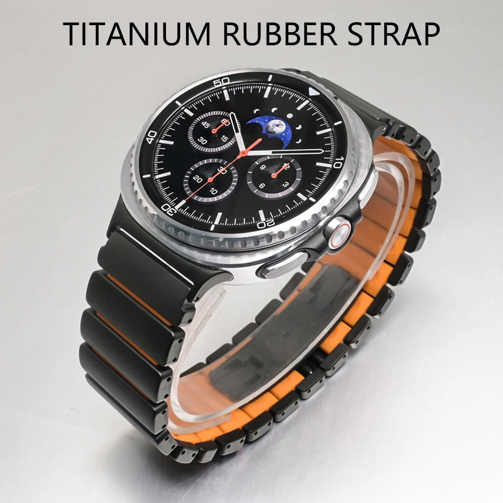 

Титановый ремешок без зазоров для Samsung Galaxy Watch 8 Classic 46 мм 8 44 мм 40 мм Correa Man Band для Galaxy Watch Ultra 2025 2024 47 мм