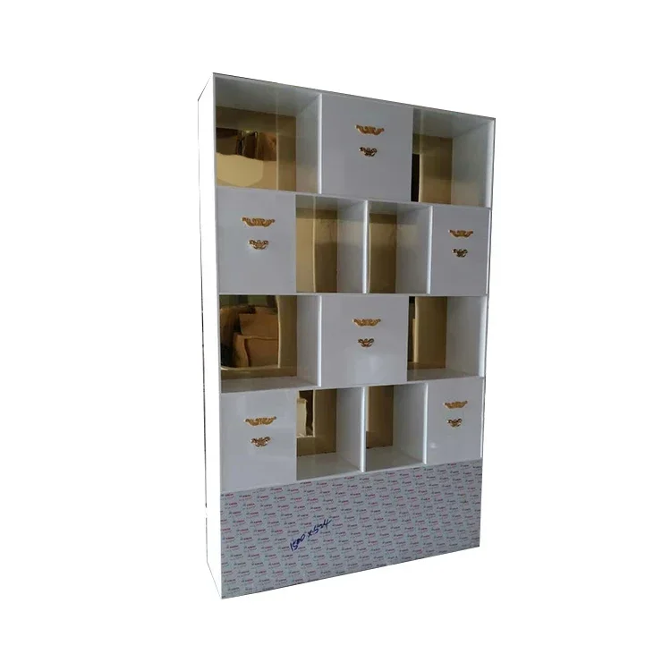 

#c New Design Wooden Showcase Shoe Cabinet Display Racks Handbag Display Case free standing clothing racks