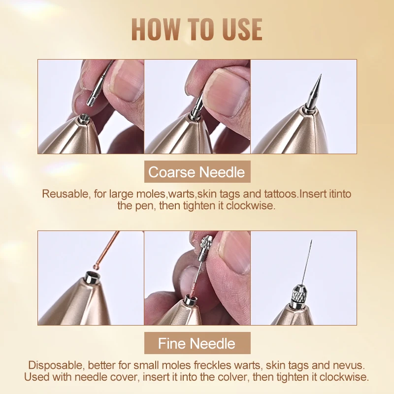 Professional Skin Mole Pen Remover 9 Adjustable Strengths for Sensitive Skin Anti-Burn Technology Quick Recovery Ideal for Face