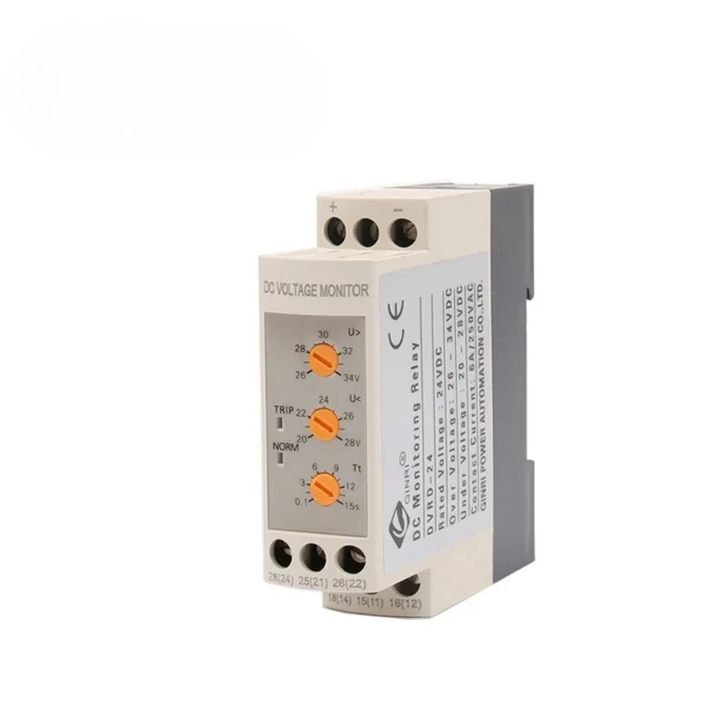 Automatic Reset Self-resetting DC Voltage 12V24V36V48 Overvoltage and Undervoltage Delay Protector Switching Quantity