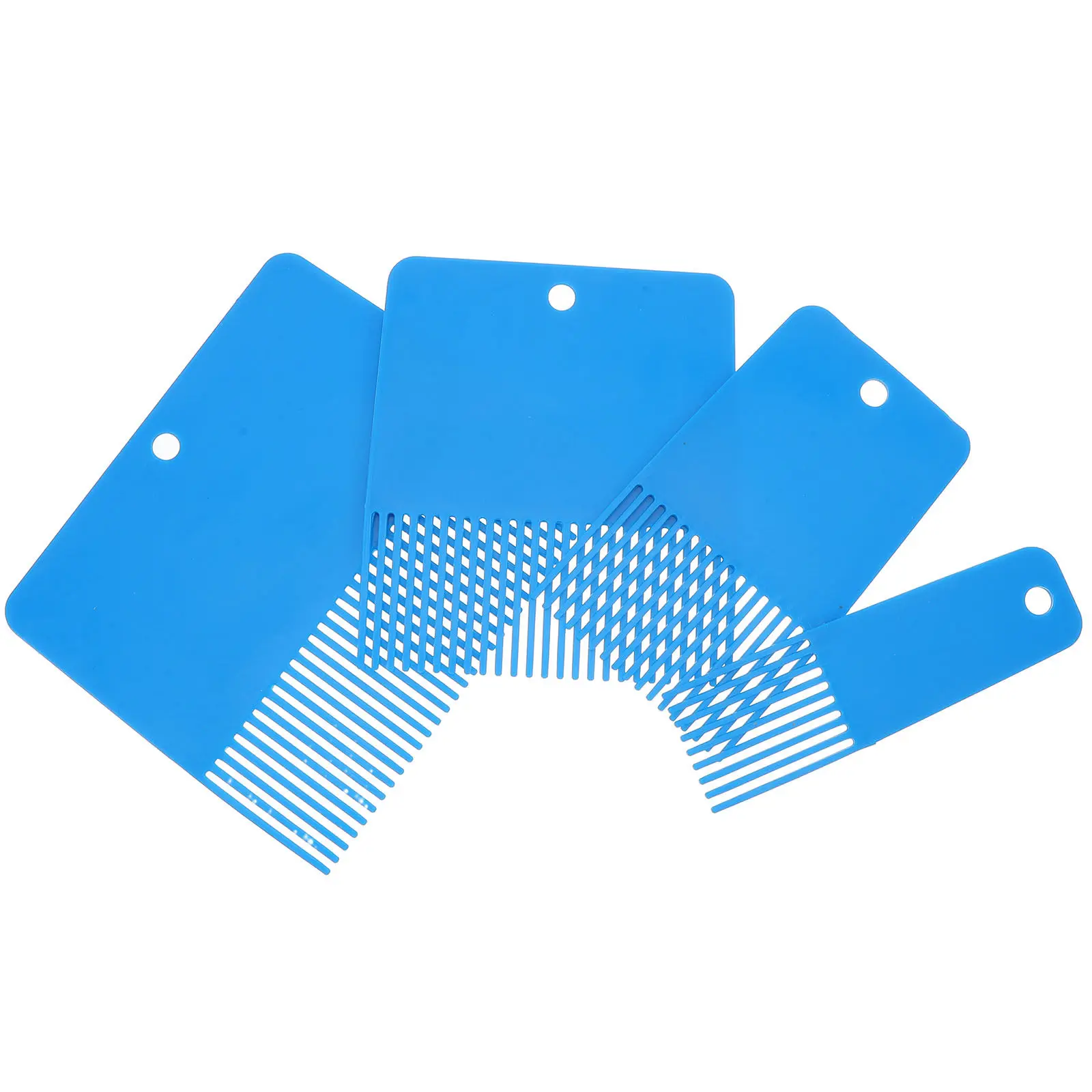 4Pcs Paint Texture Comb Set Multi-Effect Wall Art Tool for Linen Concrete Patterns Drywall Ceiling Plaster Textured Painting