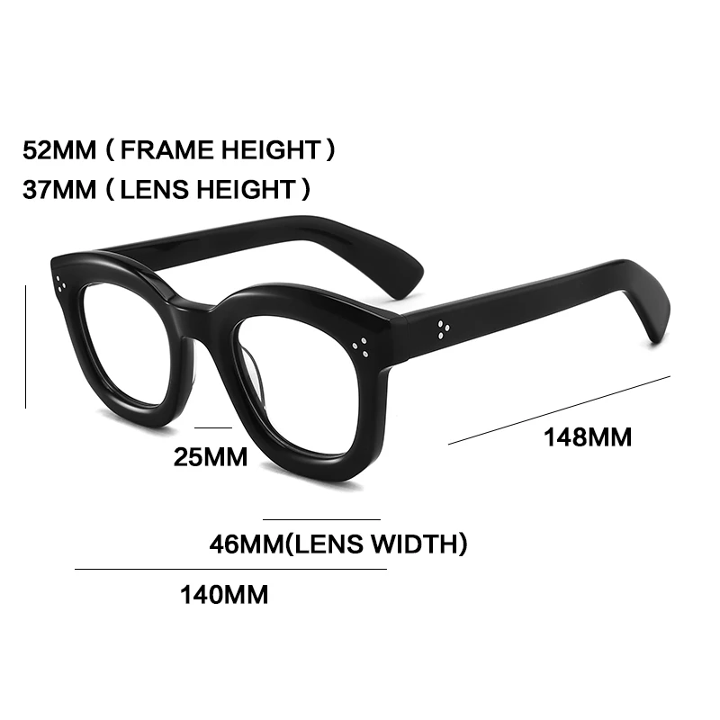 Gatenac Handmade Acetate Glasses Frame Men 2025 New Quality Vintage Eyeglasses Frame Women Retro Luxury Brand Designer Eyewear